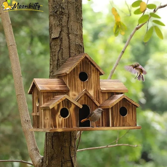 Handmade Waterproof Wooden Birdhouse