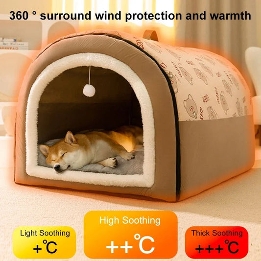 Warm Winter Dog House