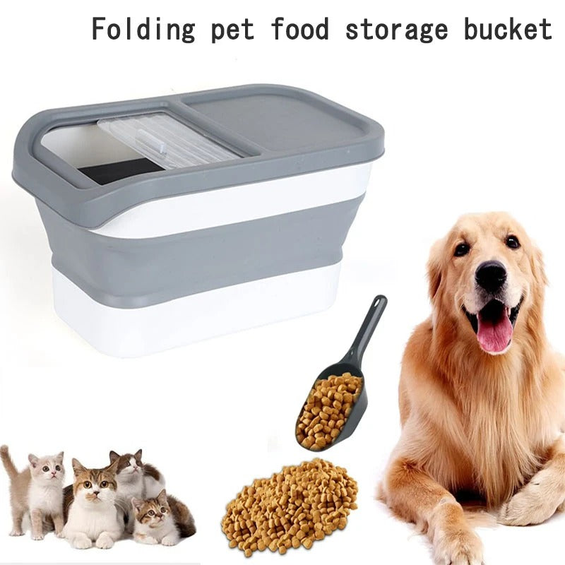 Foldable Pet Food Containers