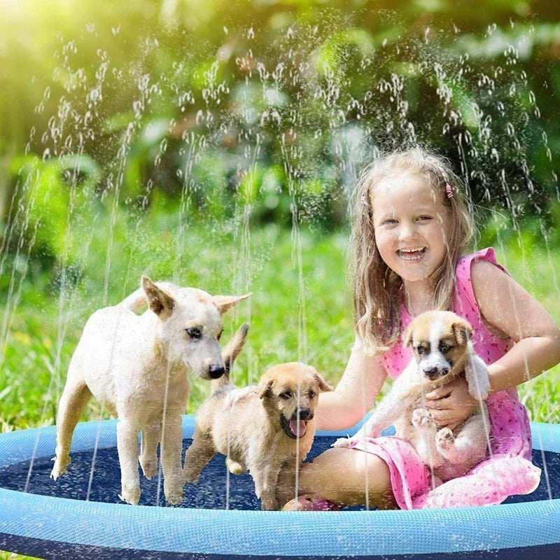 Dog Sprinkler Pool