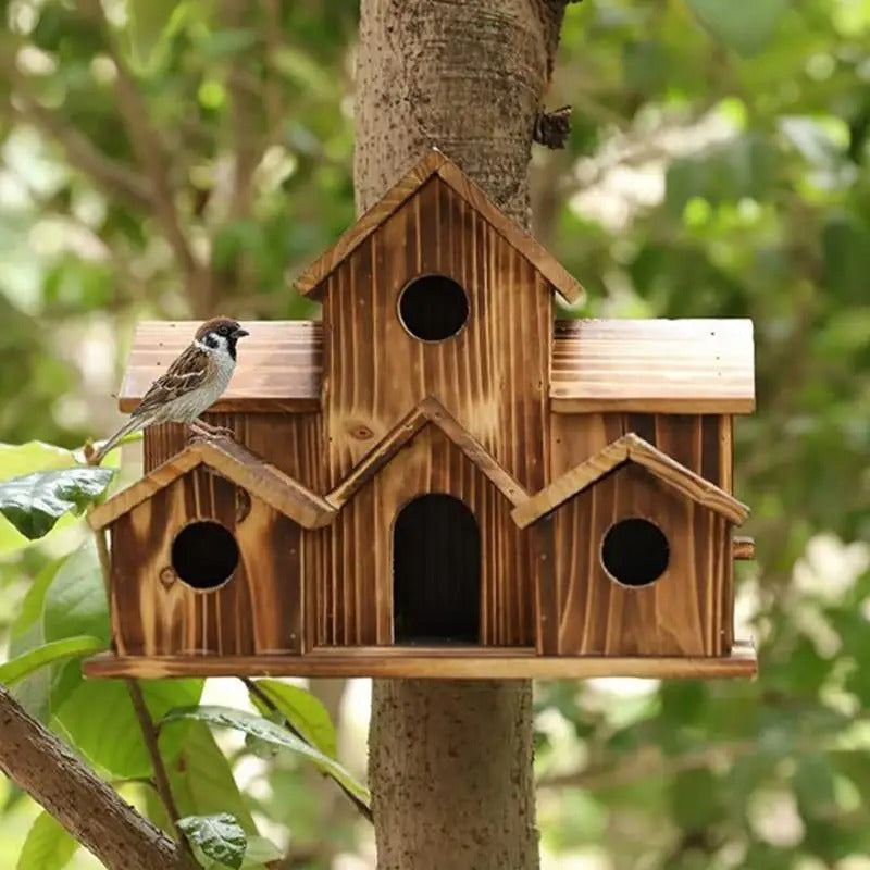 Handmade Waterproof Wooden Birdhouse