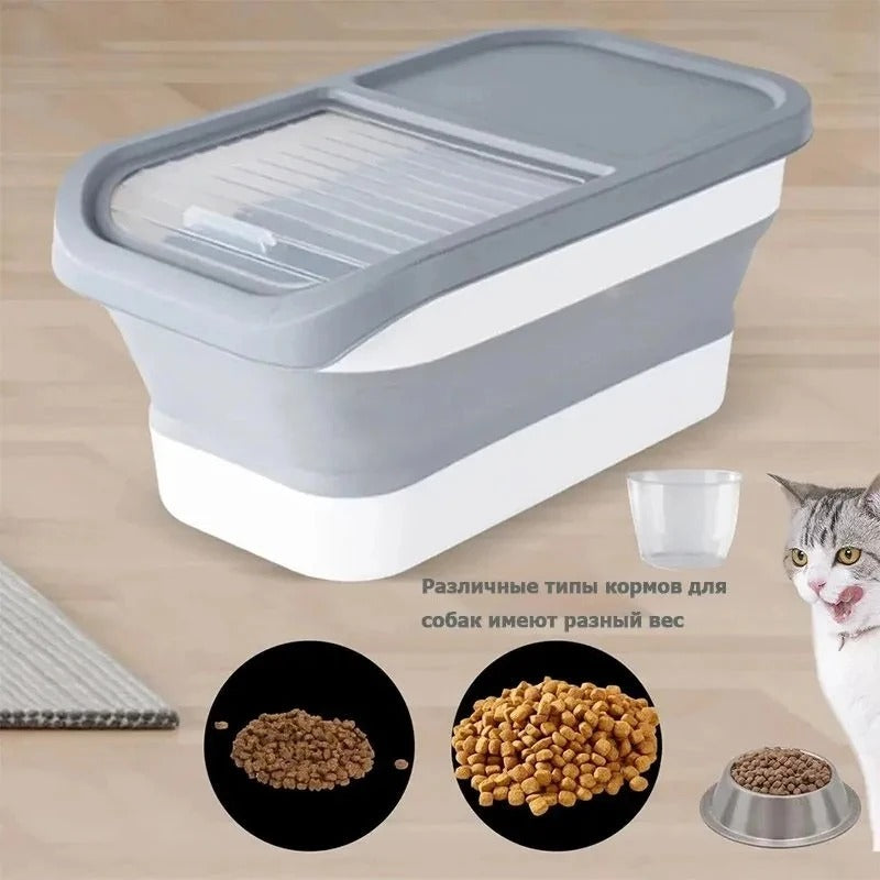 Foldable Pet Food Containers