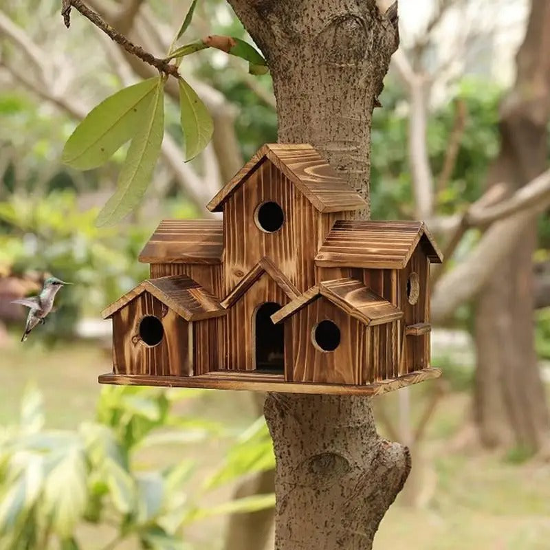 Handmade Waterproof Wooden Birdhouse