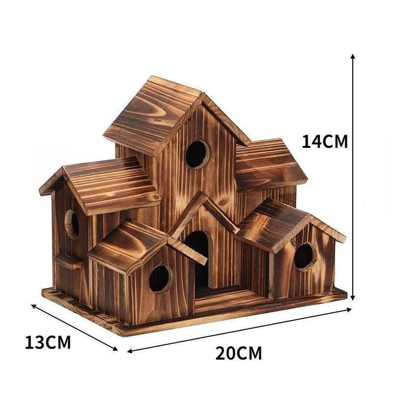 Handmade Waterproof Wooden Birdhouse