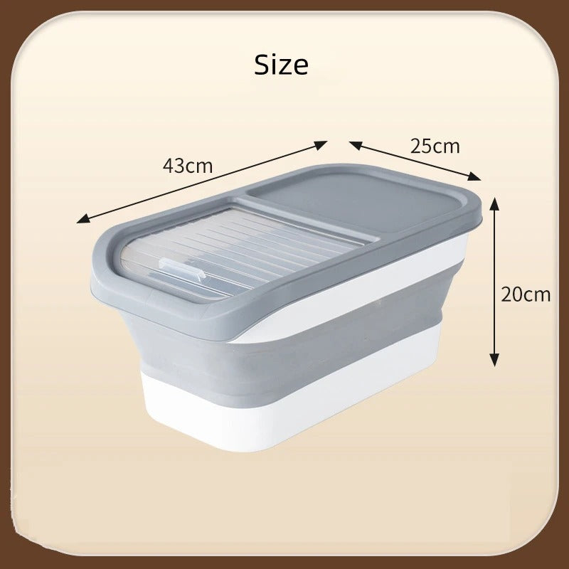 Foldable Pet Food Containers